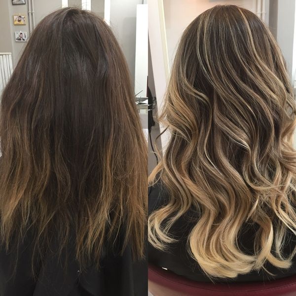 Tcnica balayage puntas californianas 2