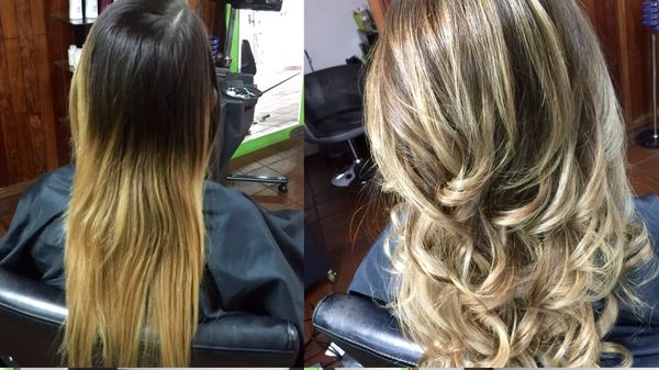 Tcnica balayage puntas californianas 6