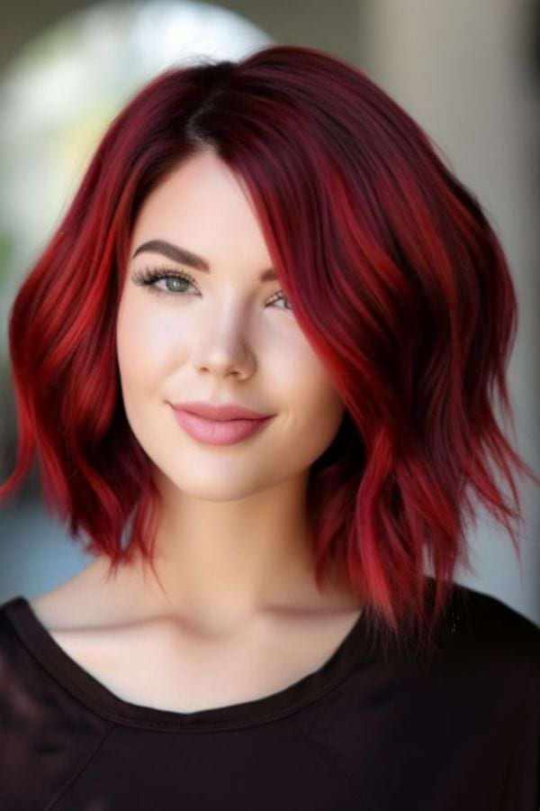 Haarfarbe Rot oder dunkel Rot