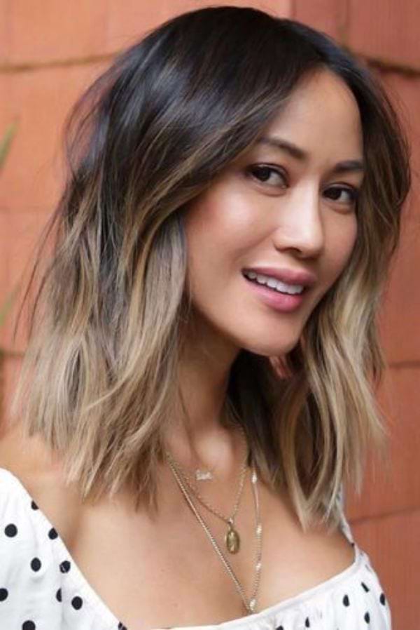 Mit Balayage oder Ombre